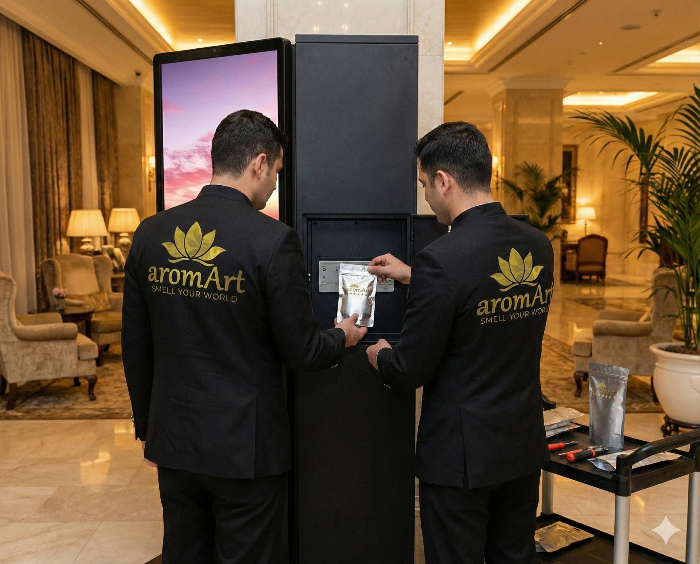 aromArt - Serviciu de aromatizare în lobby hotel